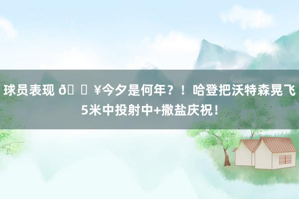 球员表现 💥今夕是何年？！哈登把沃特森晃飞5米中投射中+撒盐庆祝！