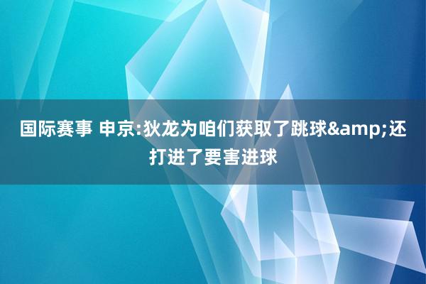 国际赛事 申京:狄龙为咱们获取了跳球&还打进了要害进球