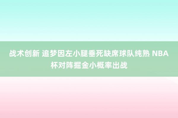 战术创新 追梦因左小腿垂死缺席球队纯熟 NBA杯对阵掘金小概率出战